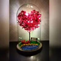 چراغ خواب هنری دستساز طرح قلب