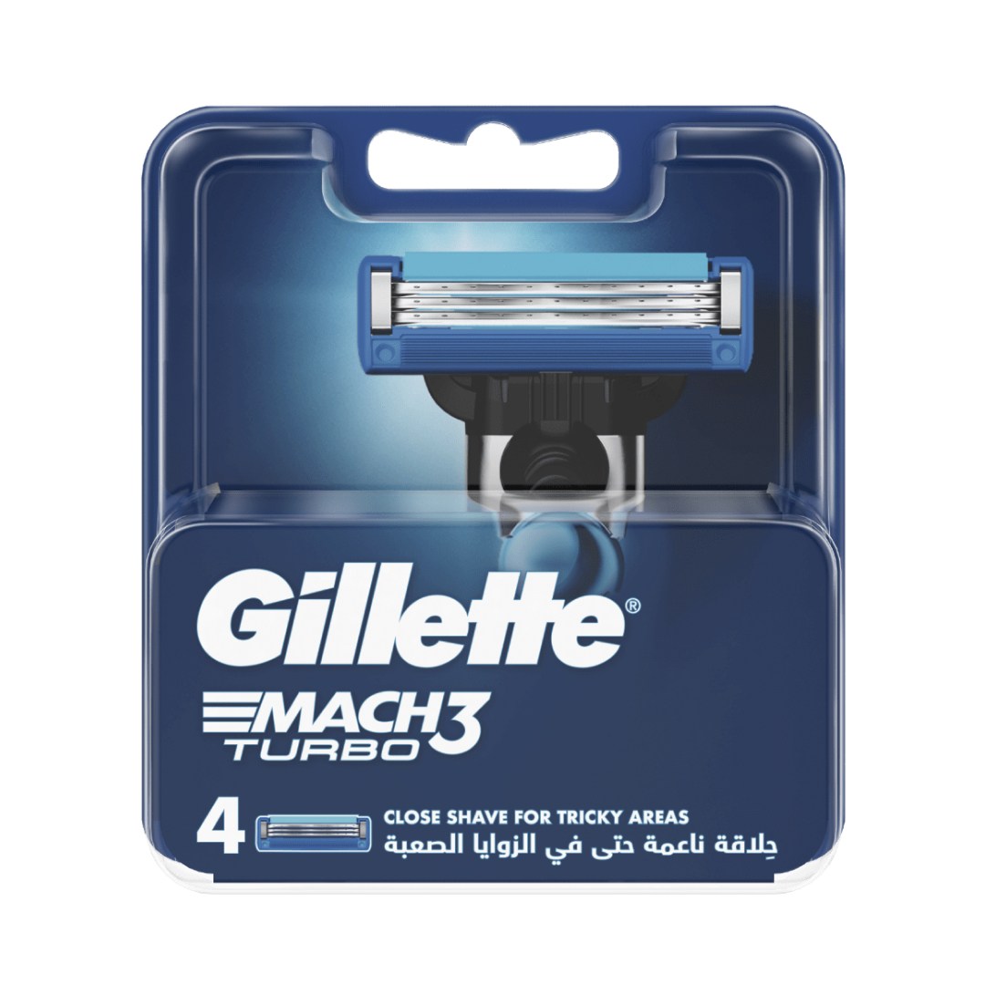 خرید اقساطی تیغ یدک ژیلت مدل Mach 3 Turbo بسته 4 عددی | پرداخت 4 قسطه ارسال سریع