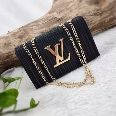 کیف مجلسی زنانه بتد زنجیری سه بعدی ال وی