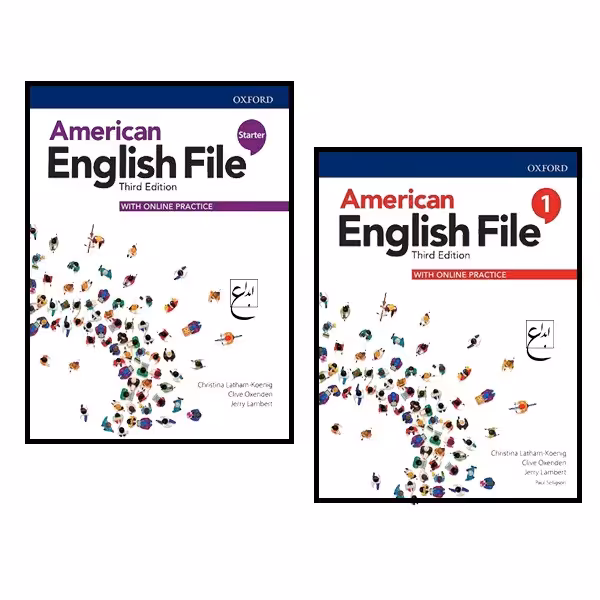 کتاب American English File Starter_1 Third Edition اثر جمعی از نویسندگان انتشارات ابداع 2 جلدی