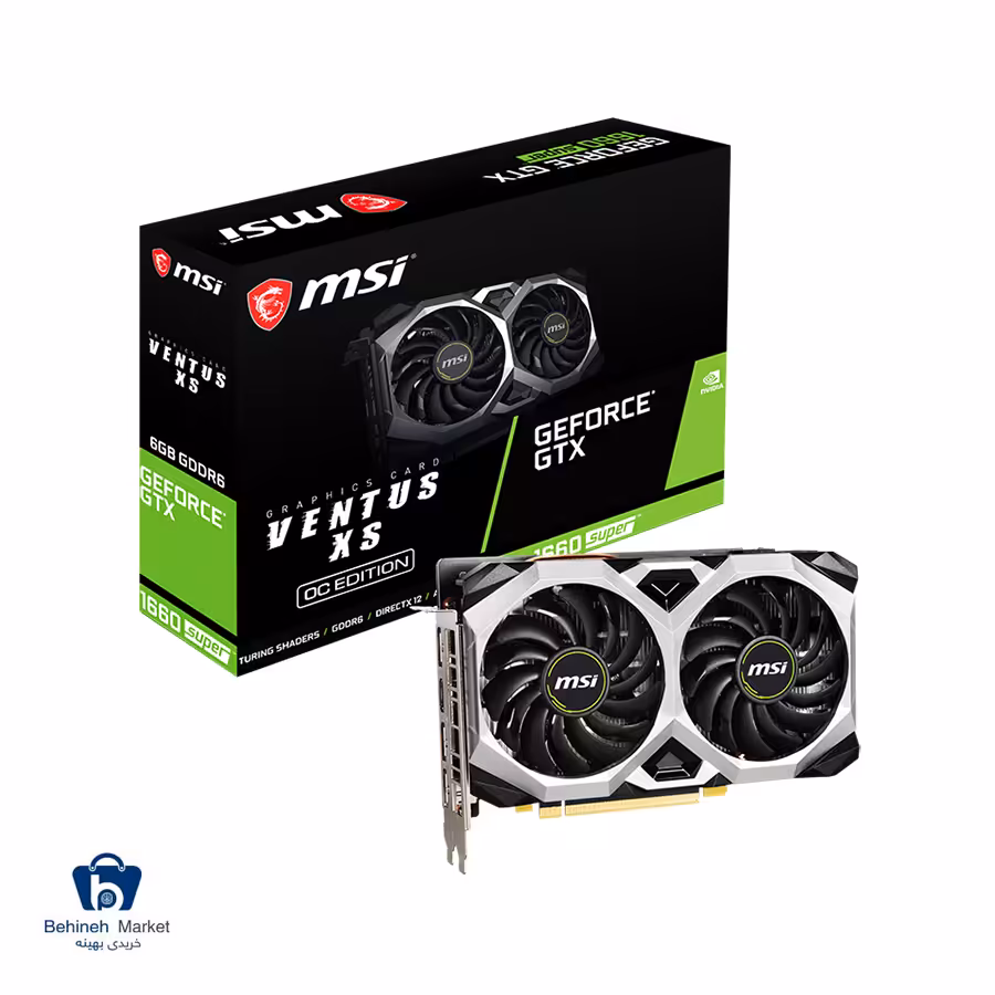 کارت گرافیک ام اس آی مدل GTX 1660 Super Ventus XS OC 6GB GDDR6