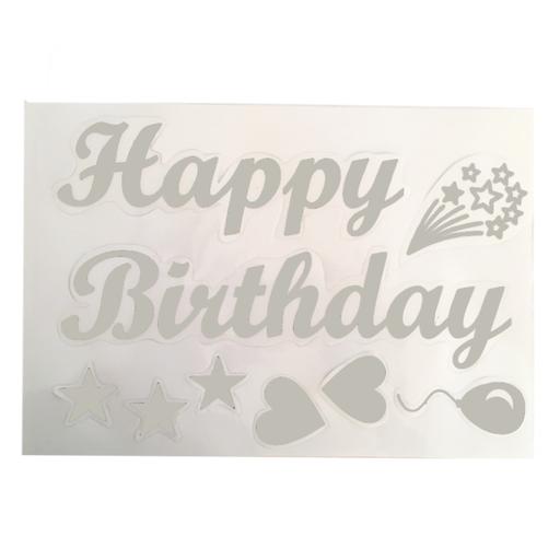 برچسب بوبوبالن رنگ نقره ای