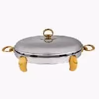 سوفله کوچک بیضی – طلایی برند ام جی اس MGS کد کالا ow-3107G