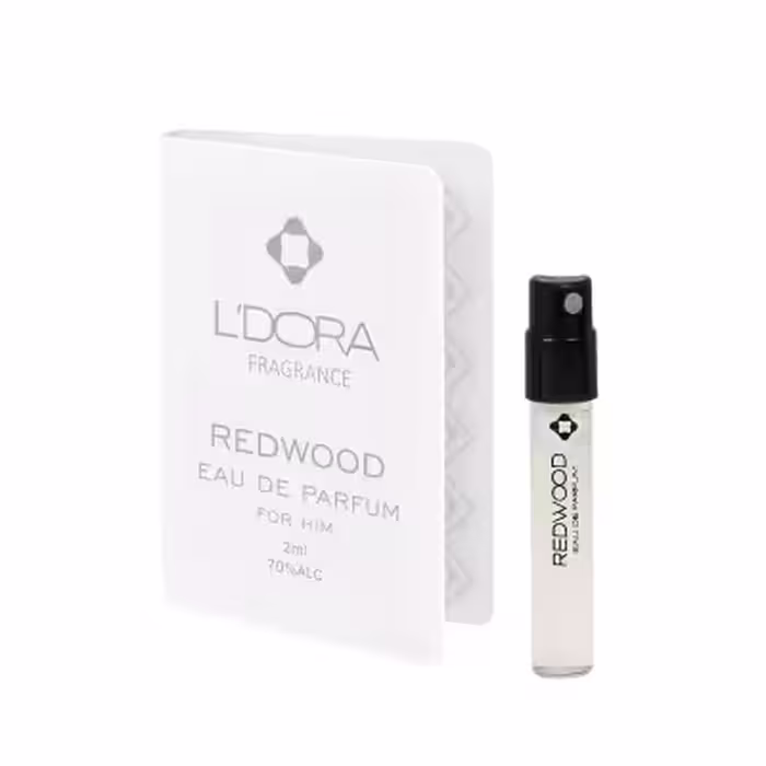 تستر ادوپرفیوم مردانه مدل REDWOOD لدورا فرگرنس 2 میلی لیتر