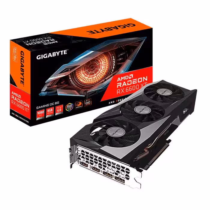 کارت گرافیک  گیگابایت مدل Radeon RX 6600 XT GAMING OC 8G حافظه 8 گیگابایت