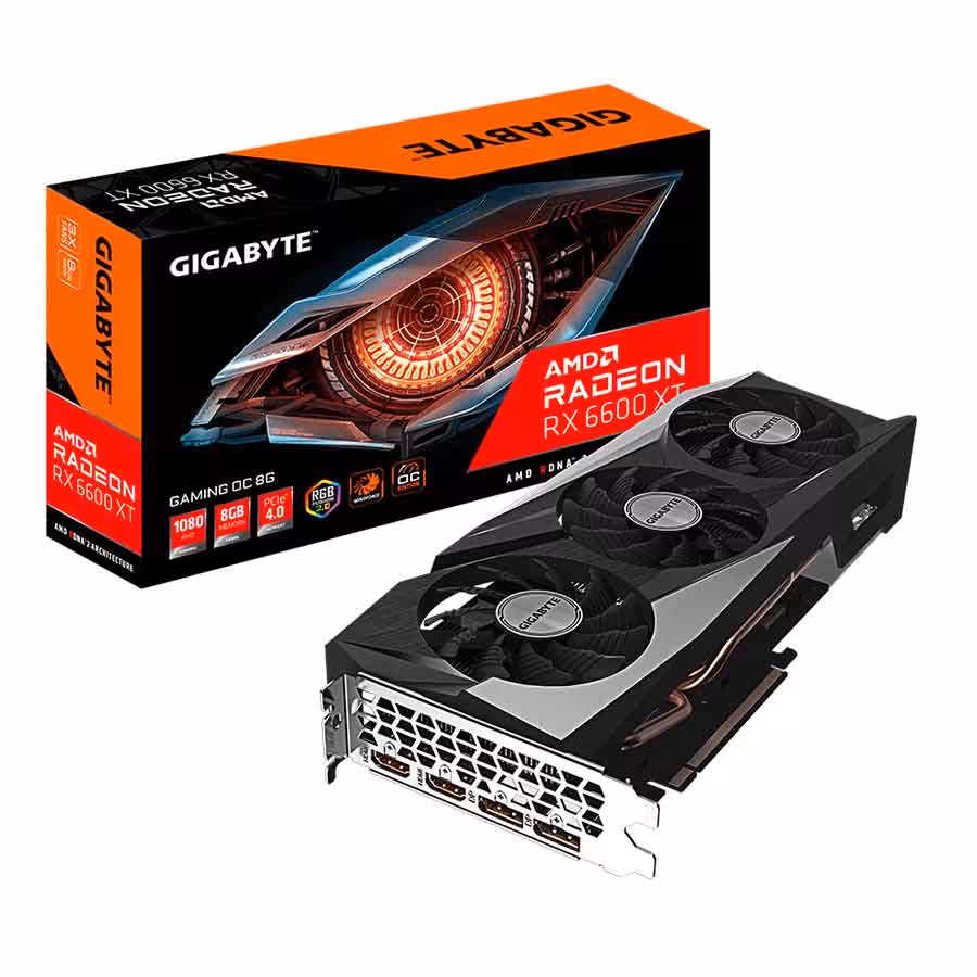کارت گرافیک  گیگابایت مدل Radeon RX 6600 XT GAMING OC 8G حافظه 8 گیگابایت