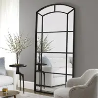 آینه قدی چوبی الف طرح ارکیده 70-W-180
