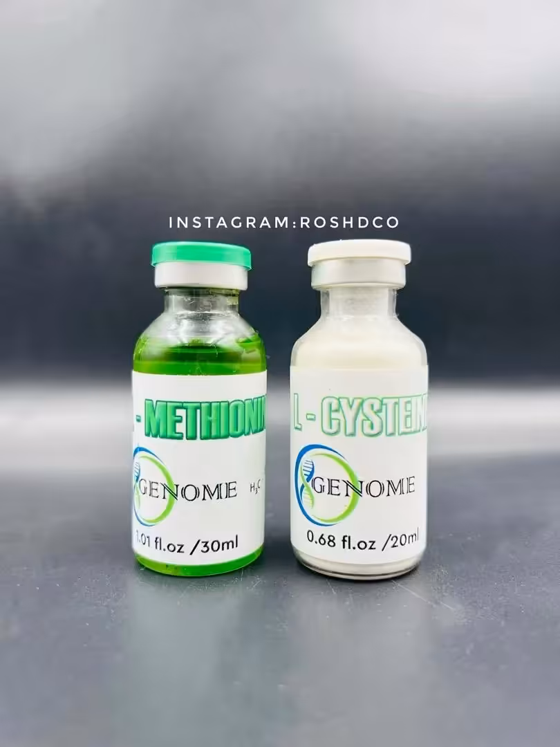 ویال ال متونین L-Methionine سفید سبز