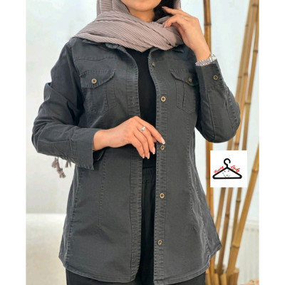 مانتو اسپرت زنانه جین مدل مانتو جین کاغذی تابستانه، مانتو لی زنانه