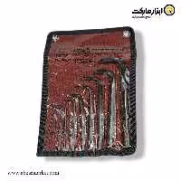 ست آچار آلن شش گوش واستر بلند 9 عددی مدل VHB024