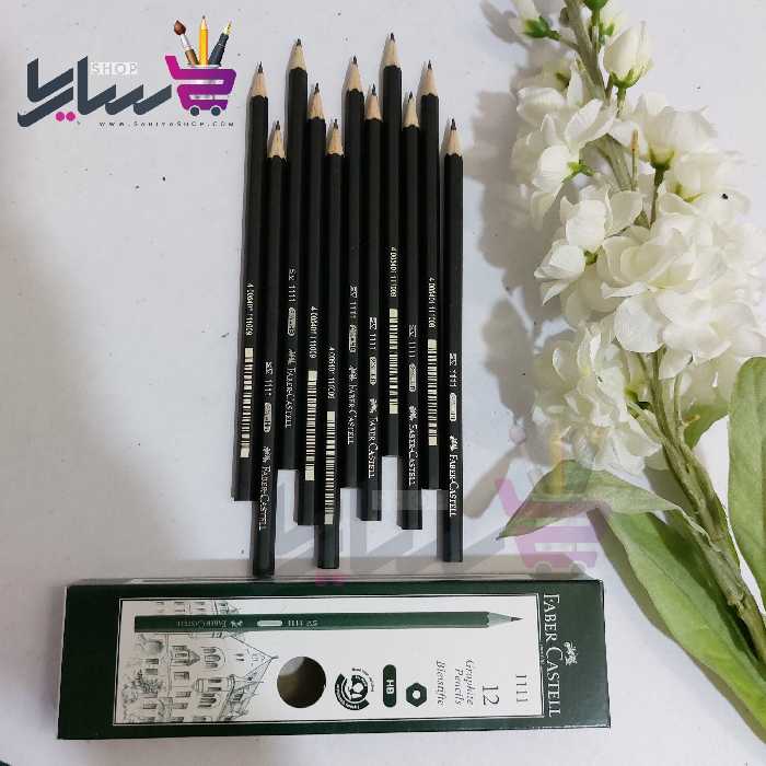مداد مشکی فابر کاستل اصل بسته 12 عددی