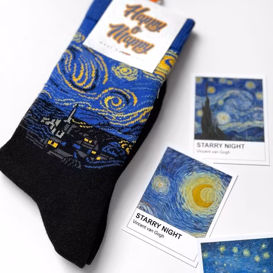 جوراب شب پرستاره ساقدار اثر استاد ونگوگ