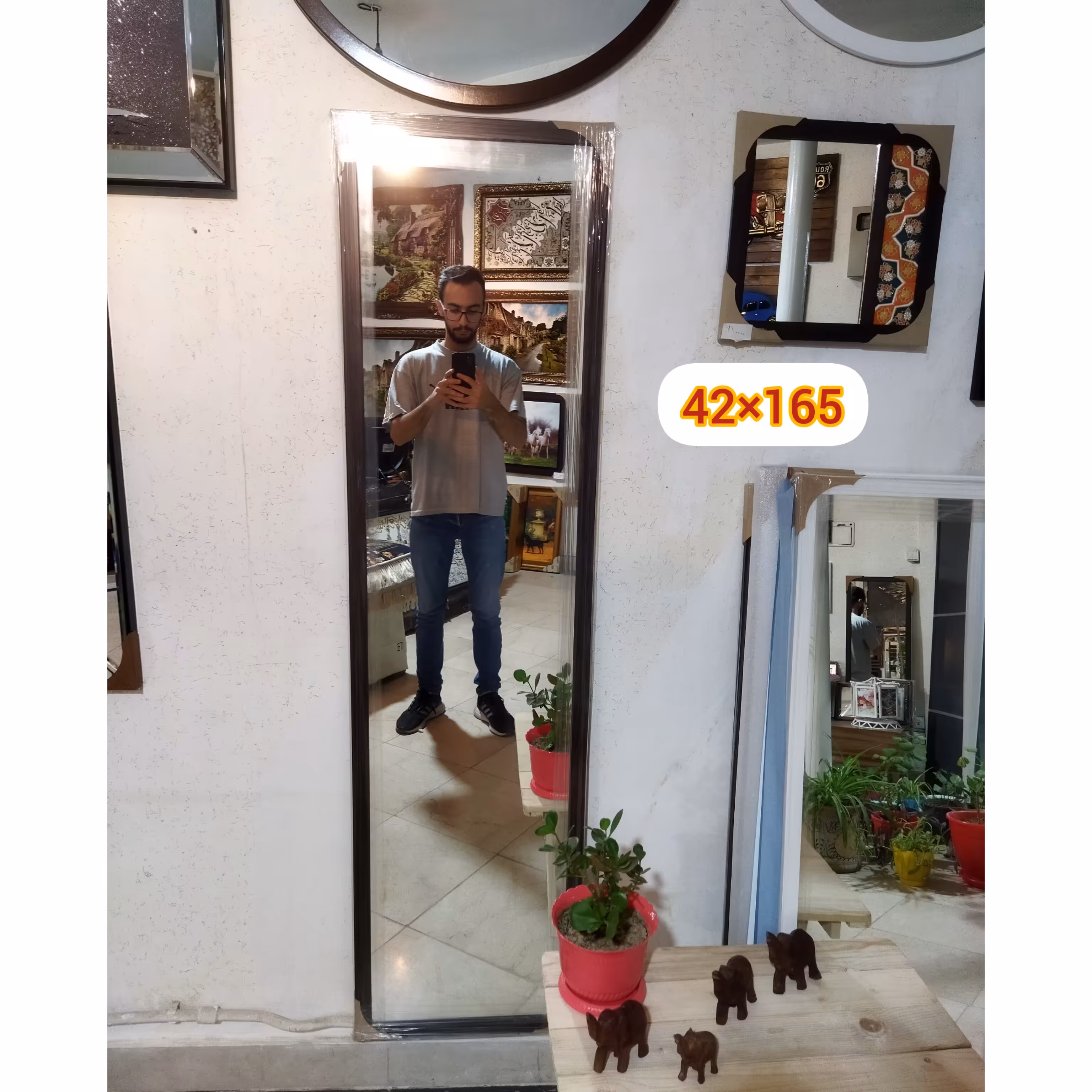 آینه قدی 42در165