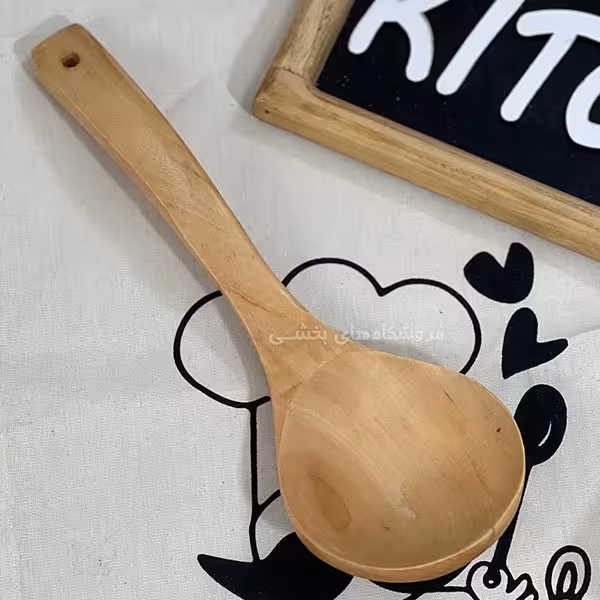 ملاقه چوبی سایز بزرگ