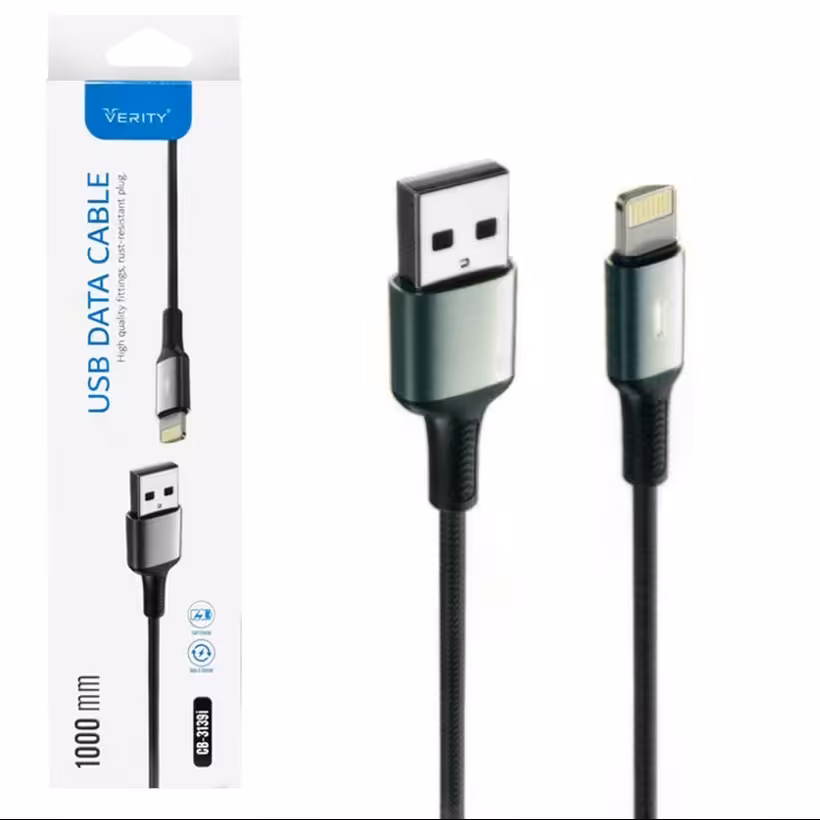 کابل شارژ فست شارژ  آیفون VERITY مدل 3139