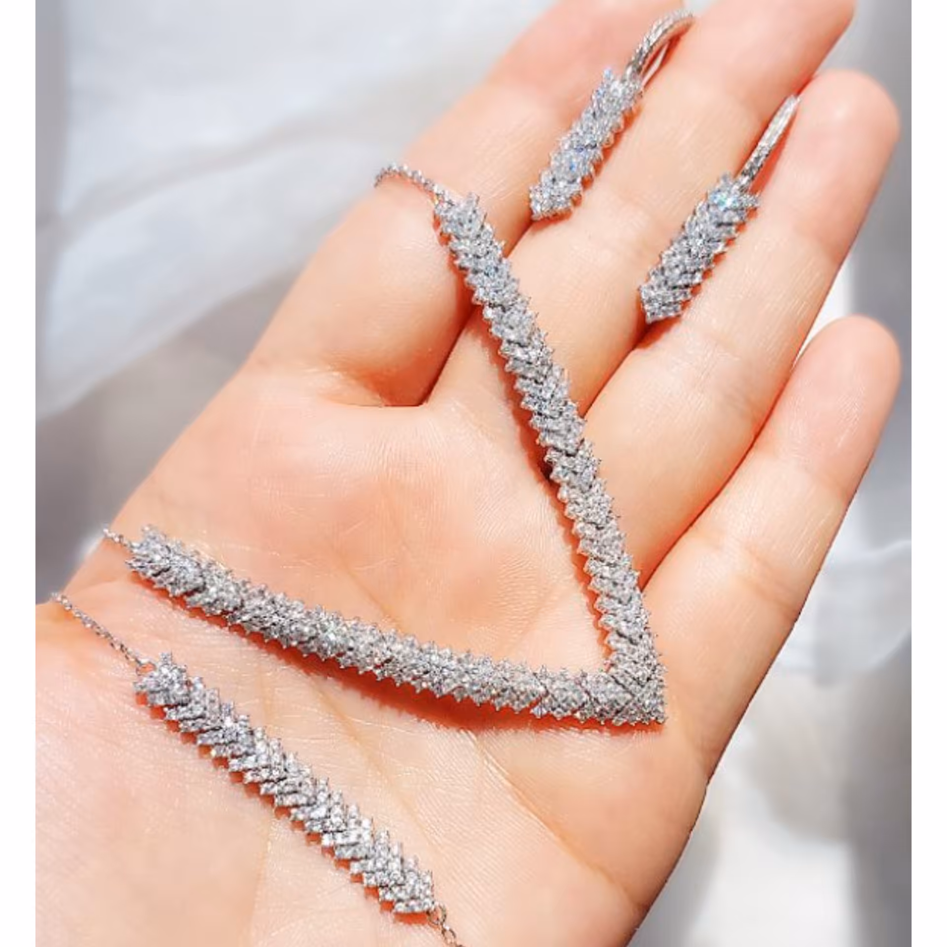 سرویس زنجیری میکرو نقره عیار925 اصل آبکاری طلا و رنگ ثابت درجه یک 