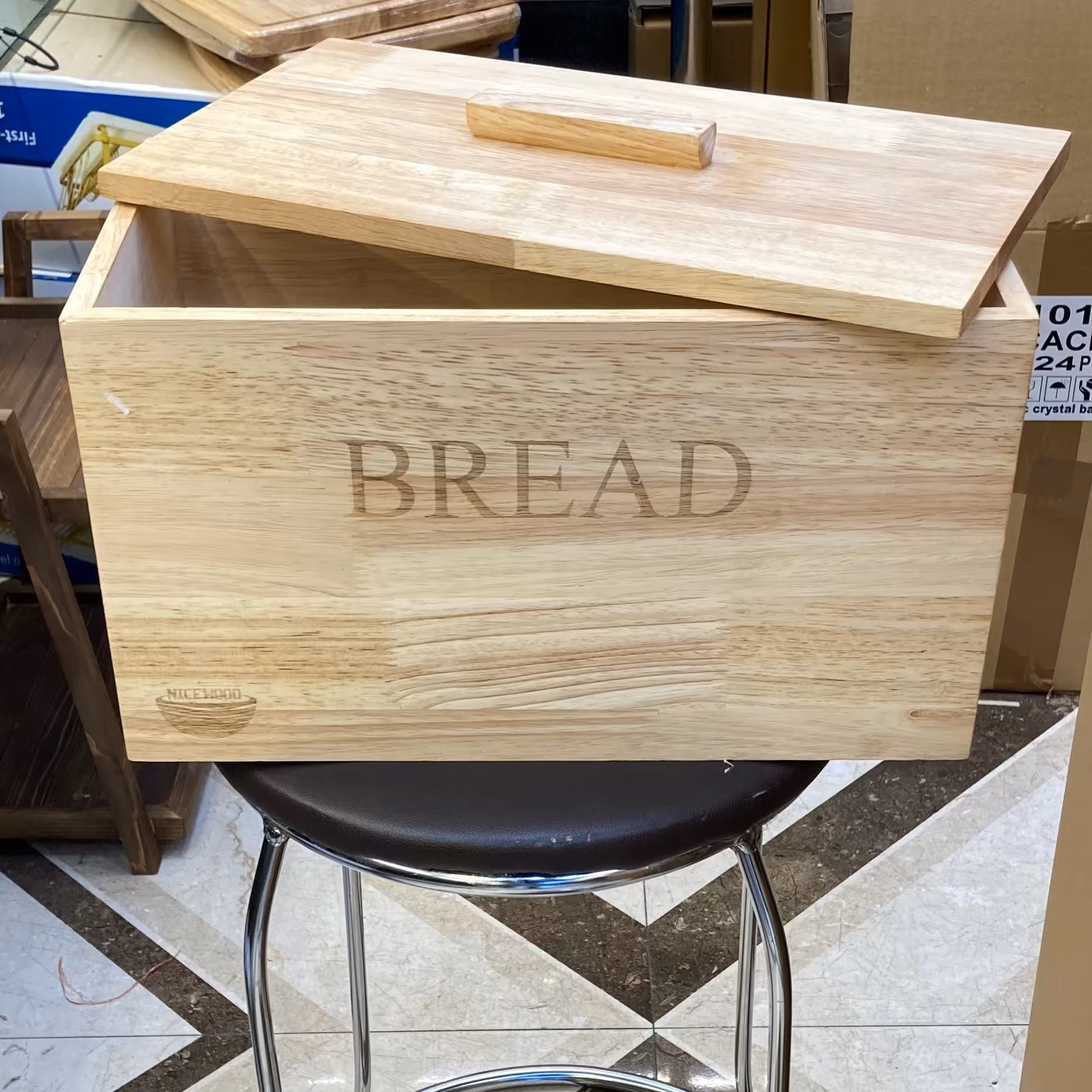 جانونی درب دار چوب رابروود کد 124