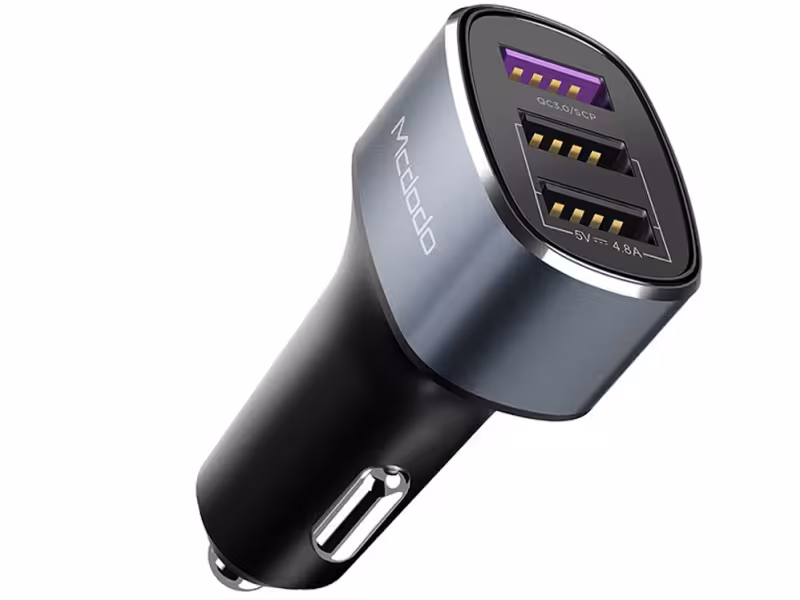 شارژر فندکی 3 پورت سریع مک دودو Mcdodo CC-657 3Port Car Charger