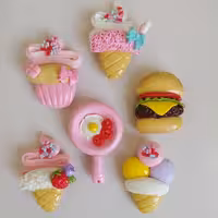 مگنت یخچال شش عددی جنس خمیر پلیمری | amazonchi