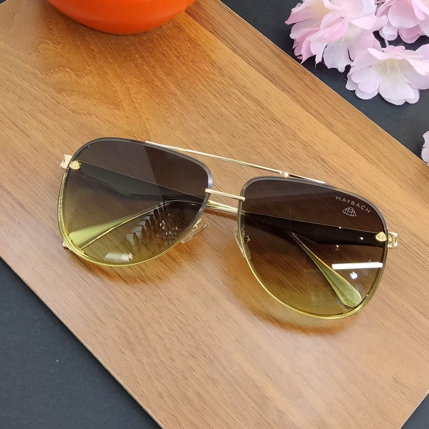 عینک میباخ فلزی  uv400 فشن