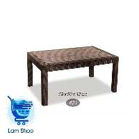 میز جلو مبلی حصیر بافت مستطیل کد 421 ناصر پلاستیک(زمان ارسال 15 تا 20 روز کاری)