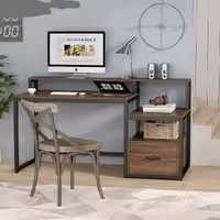 میز کامپیوتر و میزتحریر میز کشودار فلزی(ارسال باربری و پسکرایه)