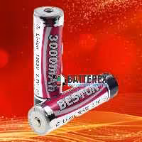 باتری لیتیوم یون شارژی 18650 ظرفیت3000 میلی آمپر 3.7 ولت بستون (نوک دار)