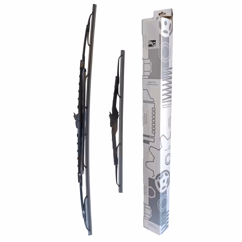 تیغه برف پاک کن بدون بادگیر پژو 206 چپ و راست برند ام جی مدل هیبریدی