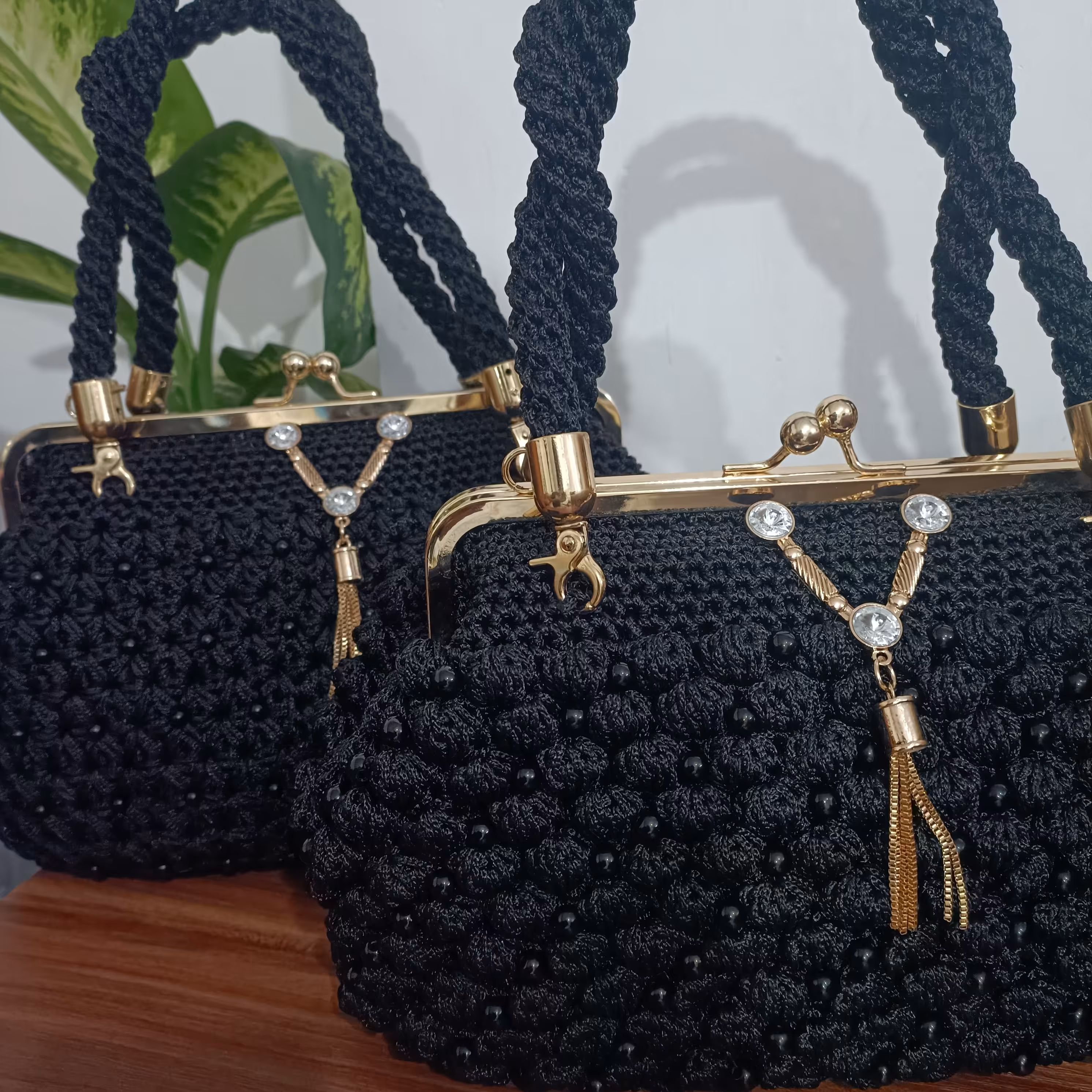 کیف فندقی دهانه دار