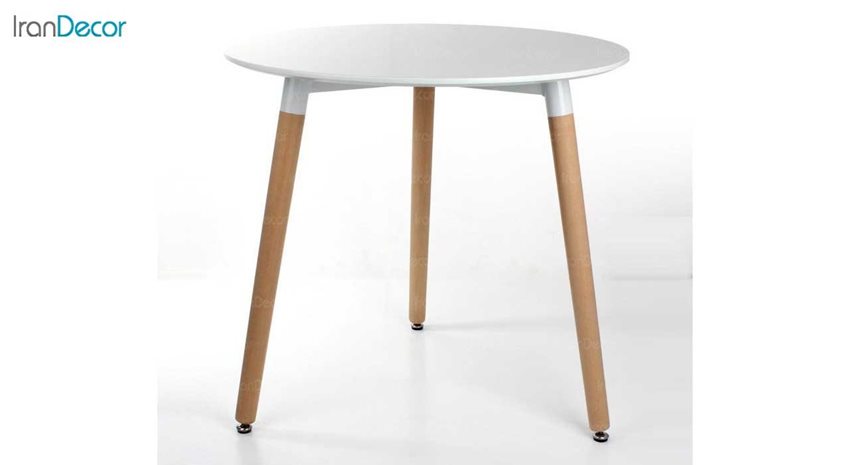 میز پایه چوبی دایره مدل WR-80
