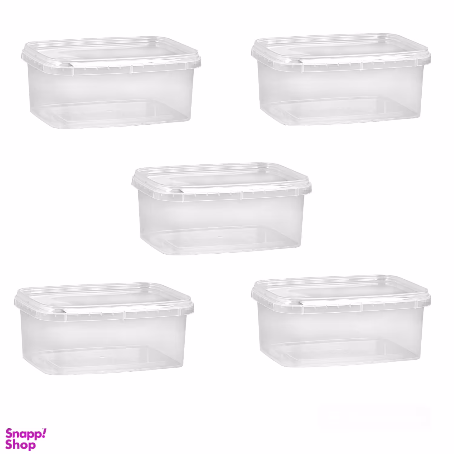 ظرف یکبار مصرف مدل 760cc کد c7605 بسته 5 عددی