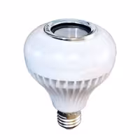 لامپ هوشمند و اسپیکر  سقفی بلوتوثی مدل led music یک قسمت سرپیج جوش خورده ولی کاملا سالمه 