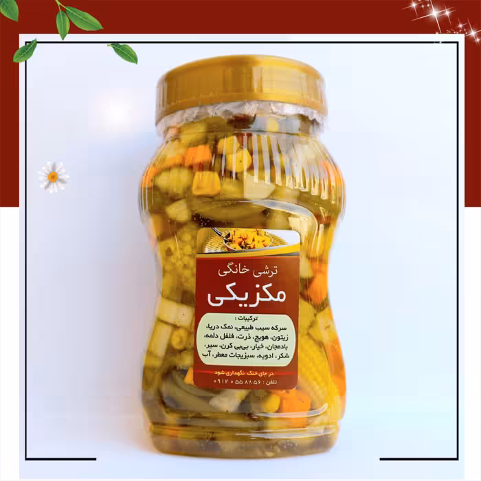 ترشی خانگی ( ترشی مکزیکی ) فوق اعلا / تضمین بازگشت هزینه