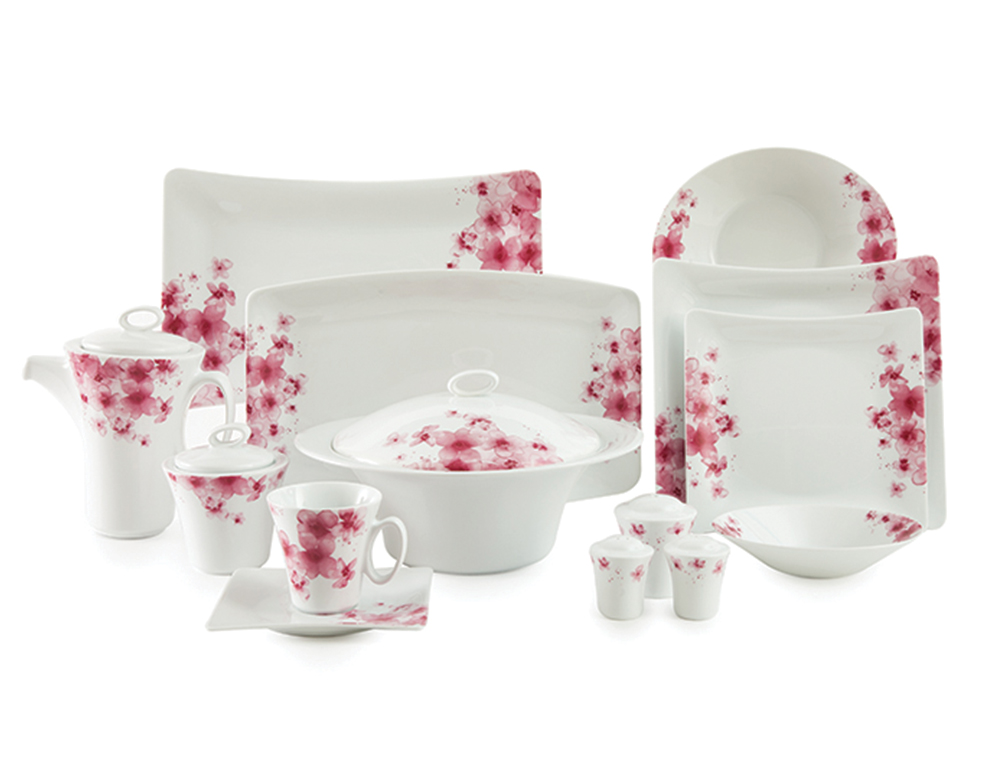 سرویس چینی 12 نفره آزالیا پینک