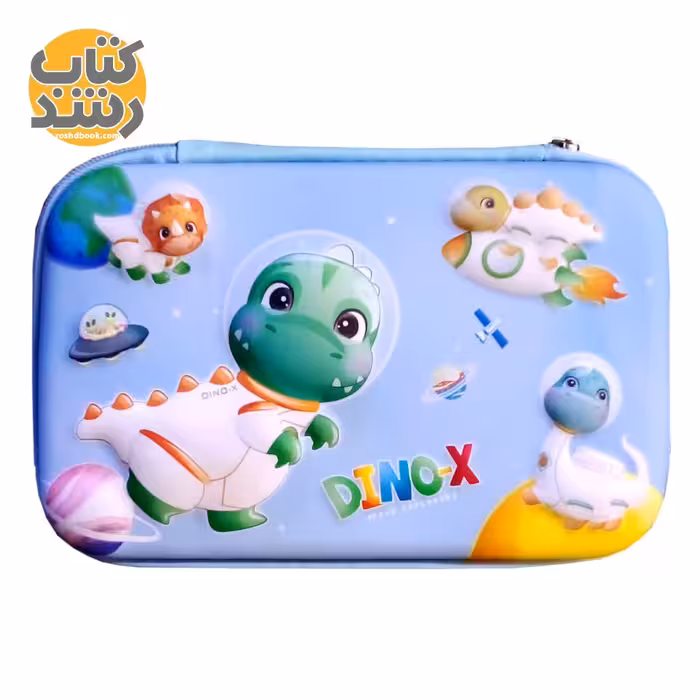 جامدادی تبلتی برجسته طرح دایناسور فضانورد