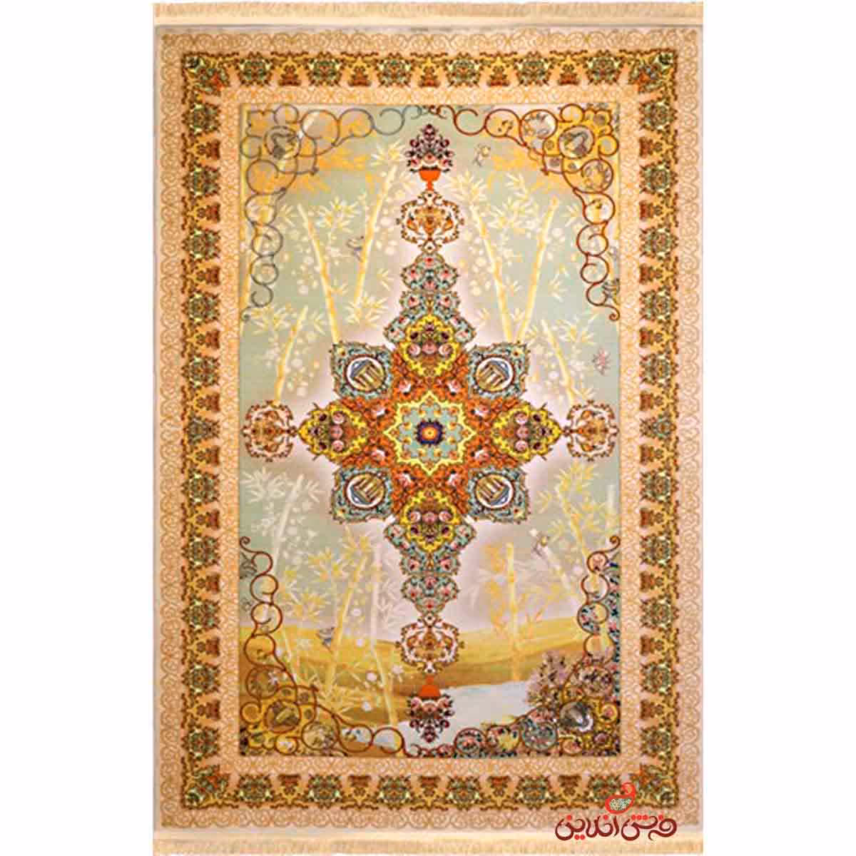 فرش ماشینی کلاریس کلکسیون مدرن کد  100427