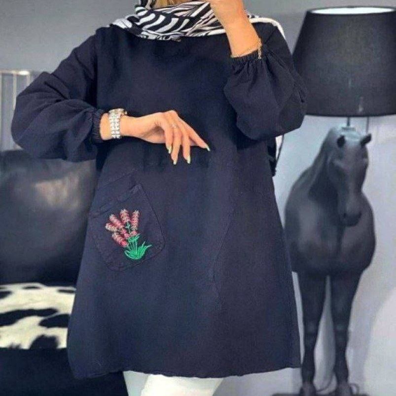 مانتو جیبدار الیاف طبیعی