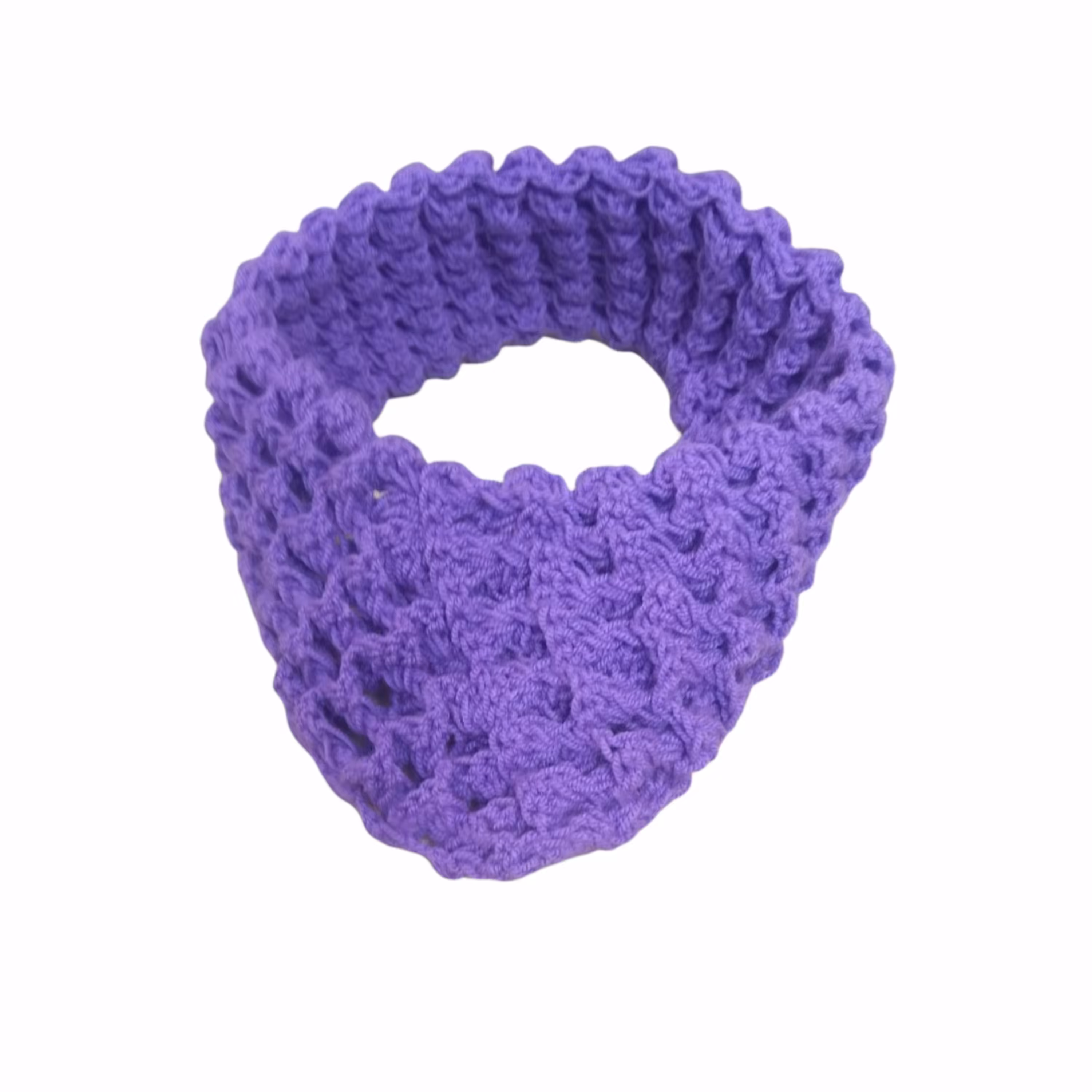 شال گردن رینگی قلاب بافی  دورگردن 59 سانت ارتفاع 9سانت