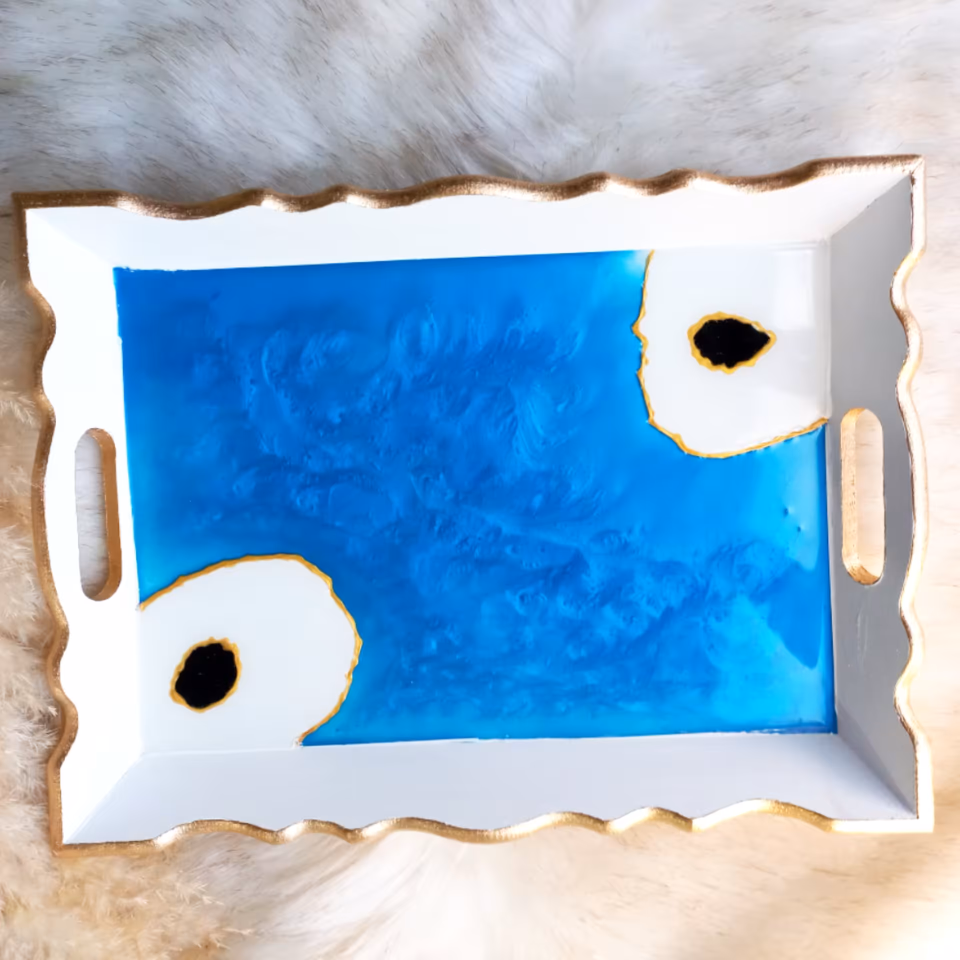 سینی رزینی طرح چشم نظر