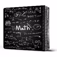 دفتر فرمول ریاضی رحلی 29×21 مشکی دات نوت