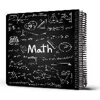 دفتر فرمول ریاضی رحلی 29×21 مشکی دات نوت