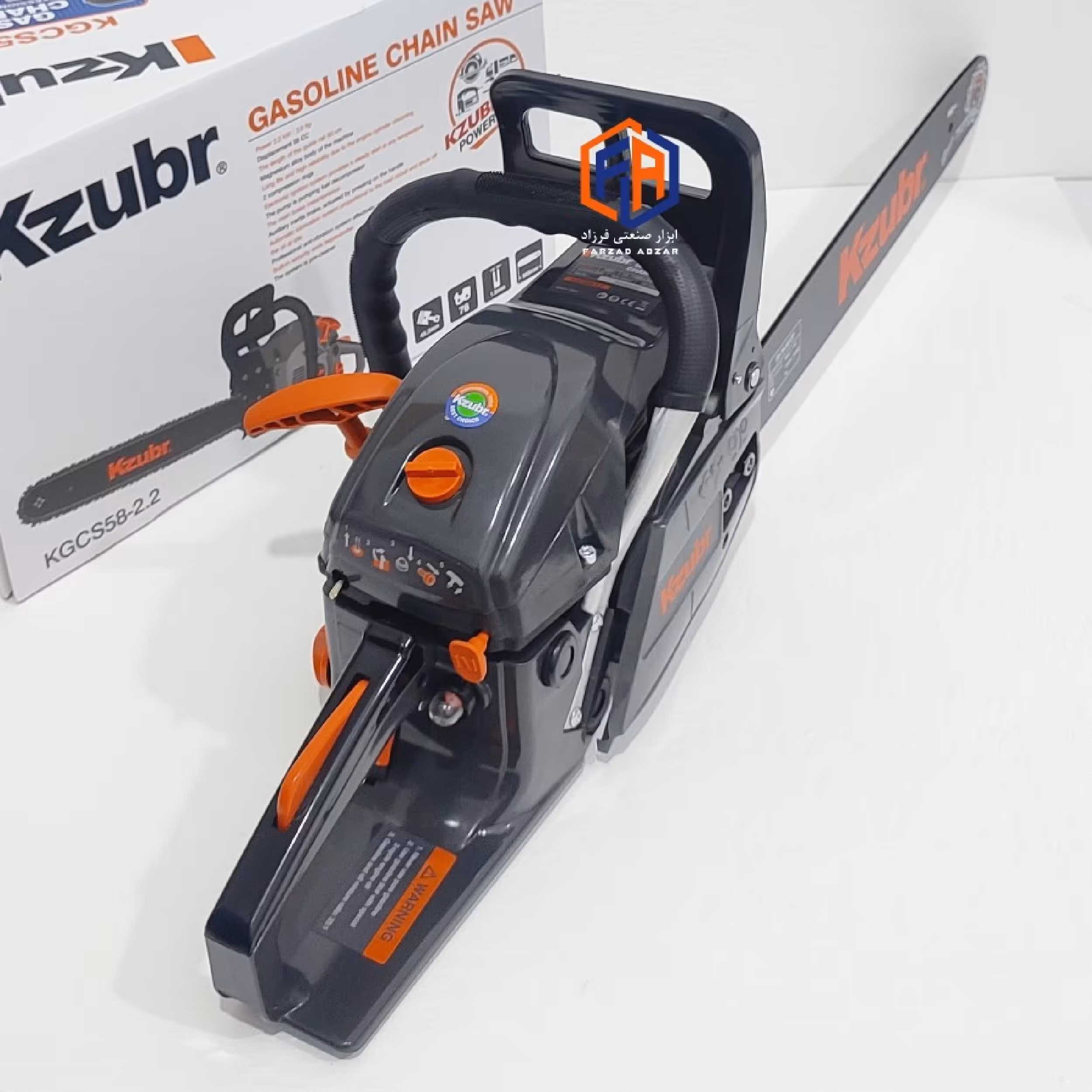 اره بنزینی تیغه 50 سانتی زوبر مدل KZUBR KGCS58-2.2