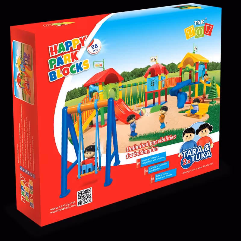 اسباب بازی ساختنی پارک شادی 98قطعه

