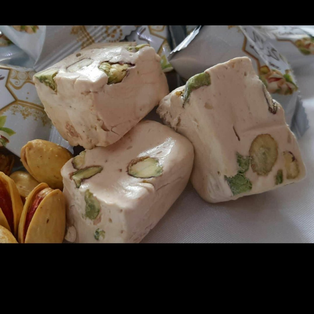 گز پسته ای 18% ارگانیک کاملا گیاهی فاقد مواد افزودنی