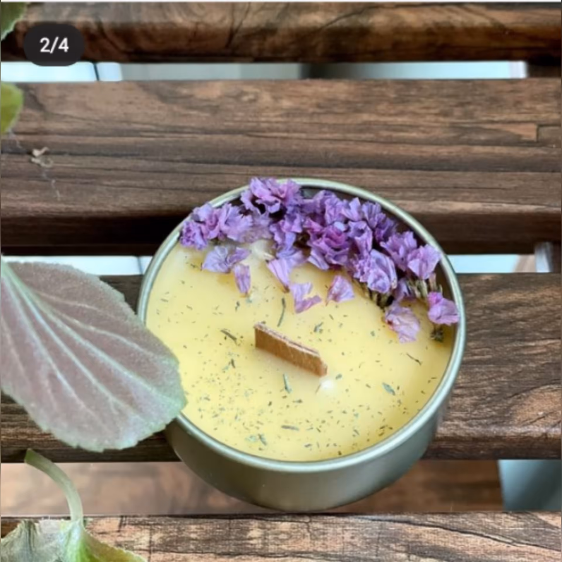 شمع  رایحه لوندر(پک 2 عددی)