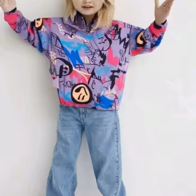 هودی دخترانه وپسرانهoversize