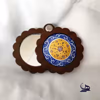 آینه تو کیفی خاص میناکاری مناسب خانم های باسلیقه