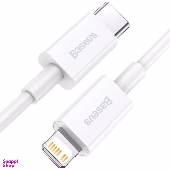 کابل تبدیل USB-C به لایتنینگ باسئوس مدل CATLYS-02 طول 25 سانتی‌ متر