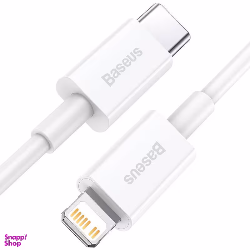 کابل تبدیل USB-C به لایتنینگ باسئوس مدل CATLYS-02 طول 25 سانتی‌ متر