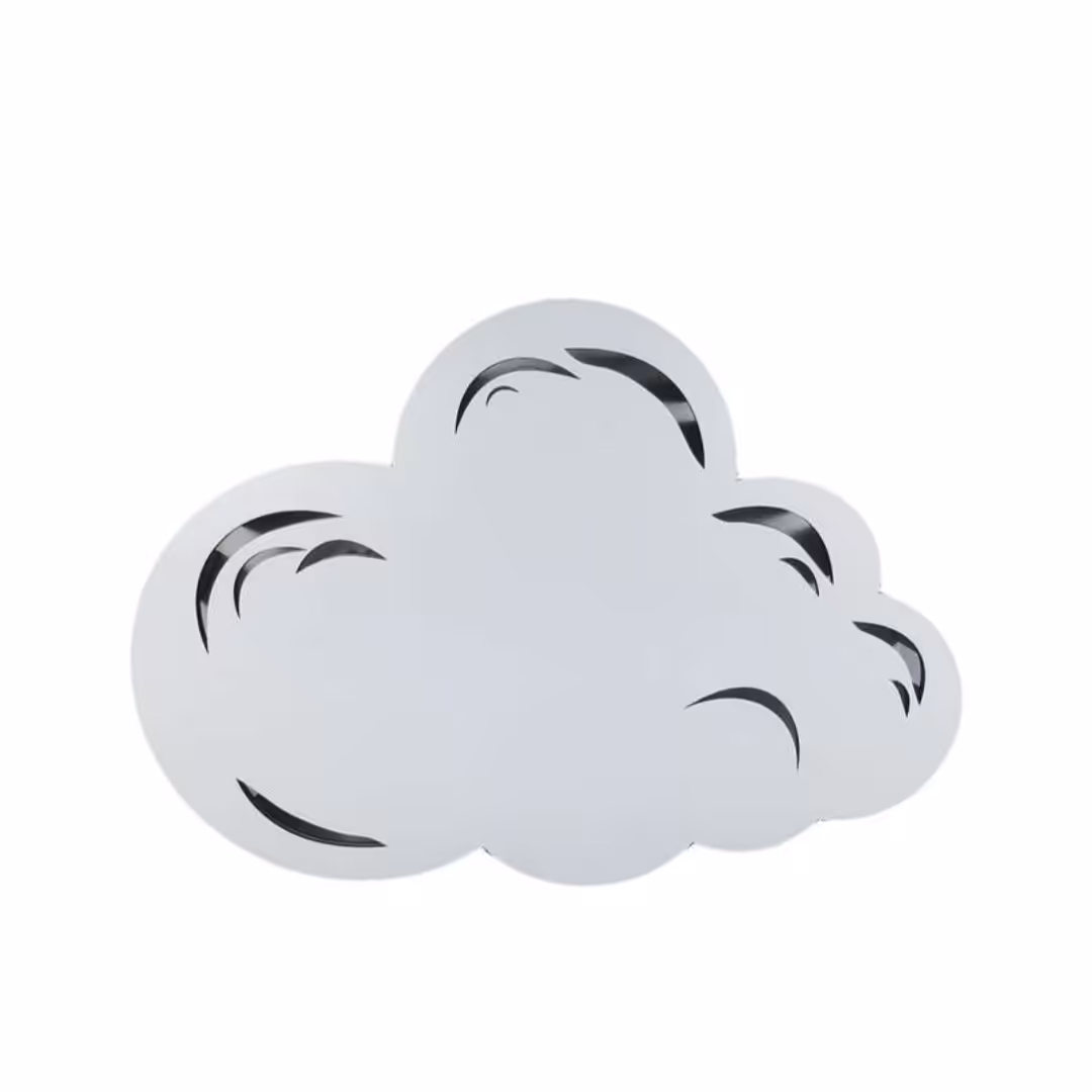 چراغ خواب چوبی طرح ابر